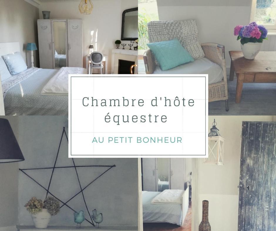 Chambre D'Hote Equestre Au Petit Bonheur Chateldon Exteriör bild